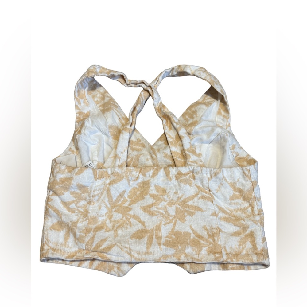 Abercrombie & Fitch Linen Blend Vest Top - Picture 3 of 5